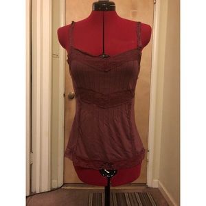 Forever 21 Purple Lace Tank Top